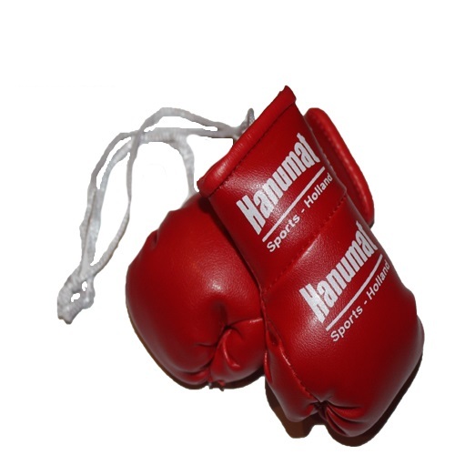 sleutelhanger hanumat bokshandschoenen rood