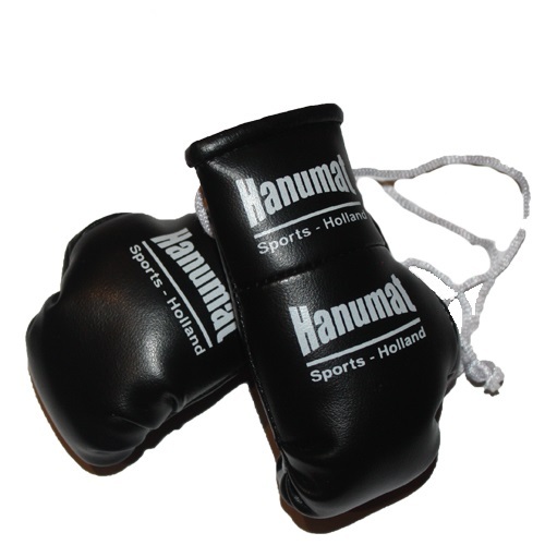 Sleutelhanger hanumat bokshandschoenen zwart
