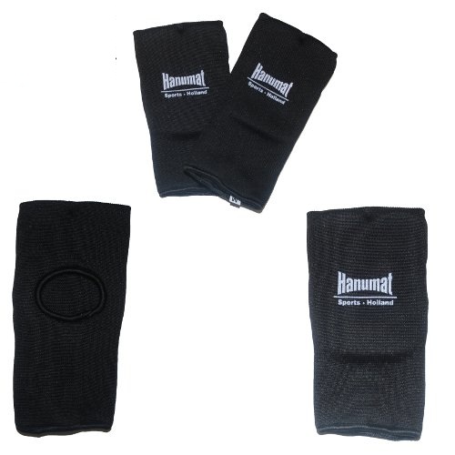 Hanumat vuistbeschermer van elastisch katoen Zwart