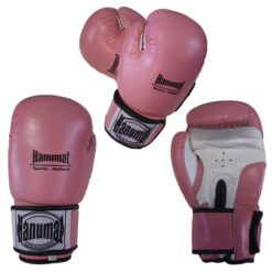 Hanumat Leren (Kick)Bokshandschoenen Roze