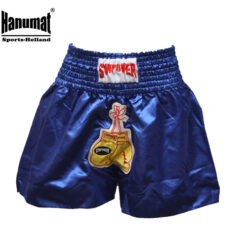 Synpower kickboksbroek Blauw met Handschoen