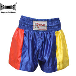 Kickboksbroekje Geel/Rood/Blauw