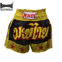 Kickboksbroekje Windy Geel