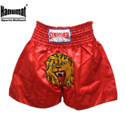 Lion Kickboksbroek Rood